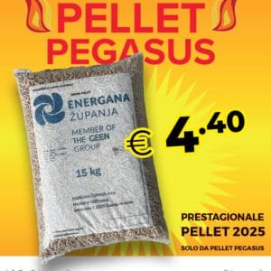 energana pellet offerta prestagionale a 4,40 euro a sacco bancale da 70 sacchi da 15 kg
