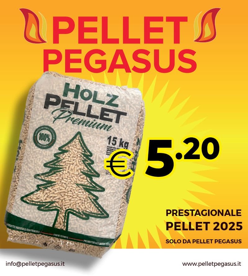 Pellet 100% Abete Prezzo Shock Super Offerta € 4.70